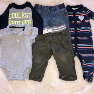 Carters 9 month baby boy bundle
